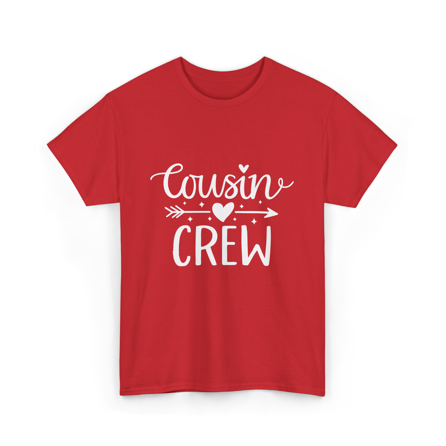 Cousin Crew Family Reunion T-Shirt - Red