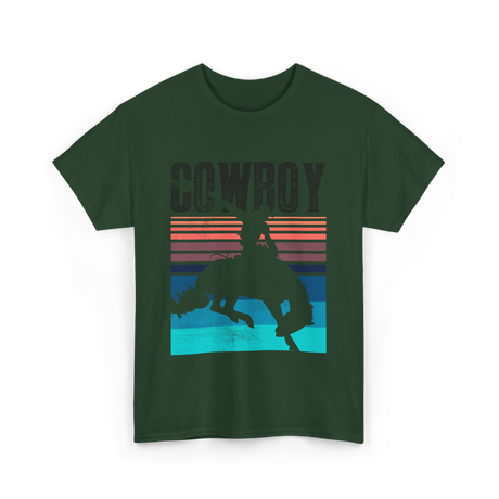 Cowboy Cowboy Rodeo T-Shirt - Forest Green