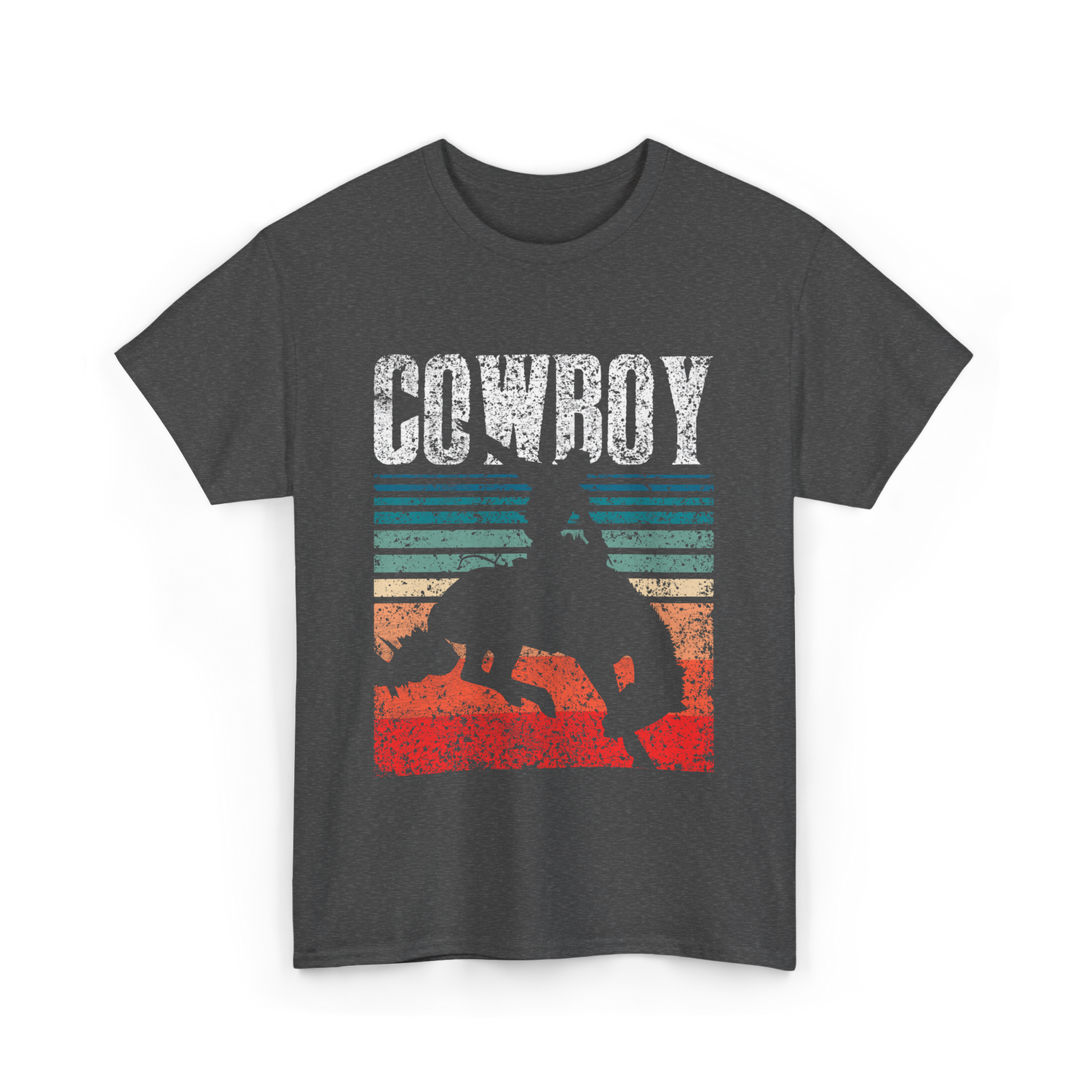 Cowboy Cowboy Rodeo T-Shirt - Dark Heather