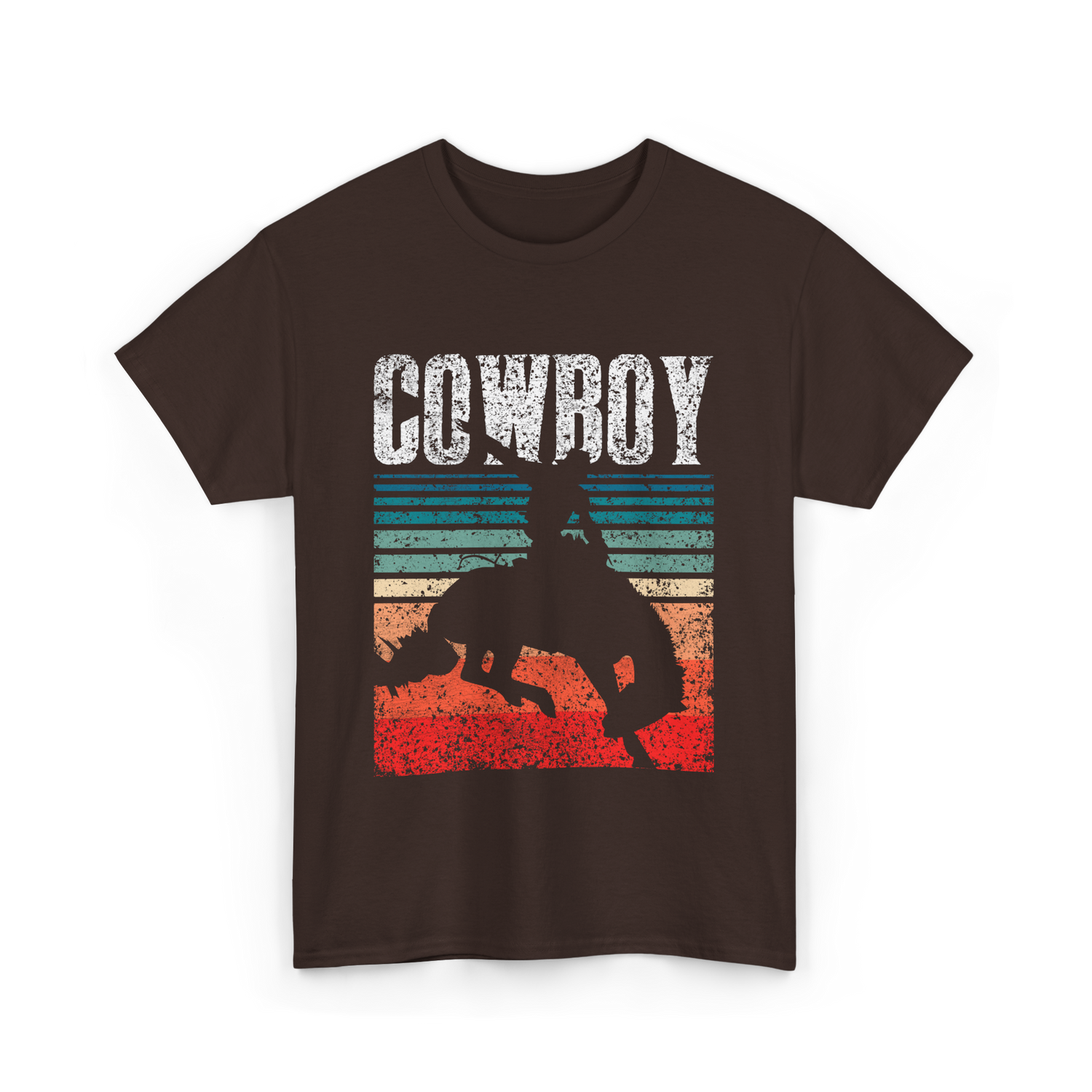 Cowboy Cowboy Rodeo T-Shirt - Dark Chocolate