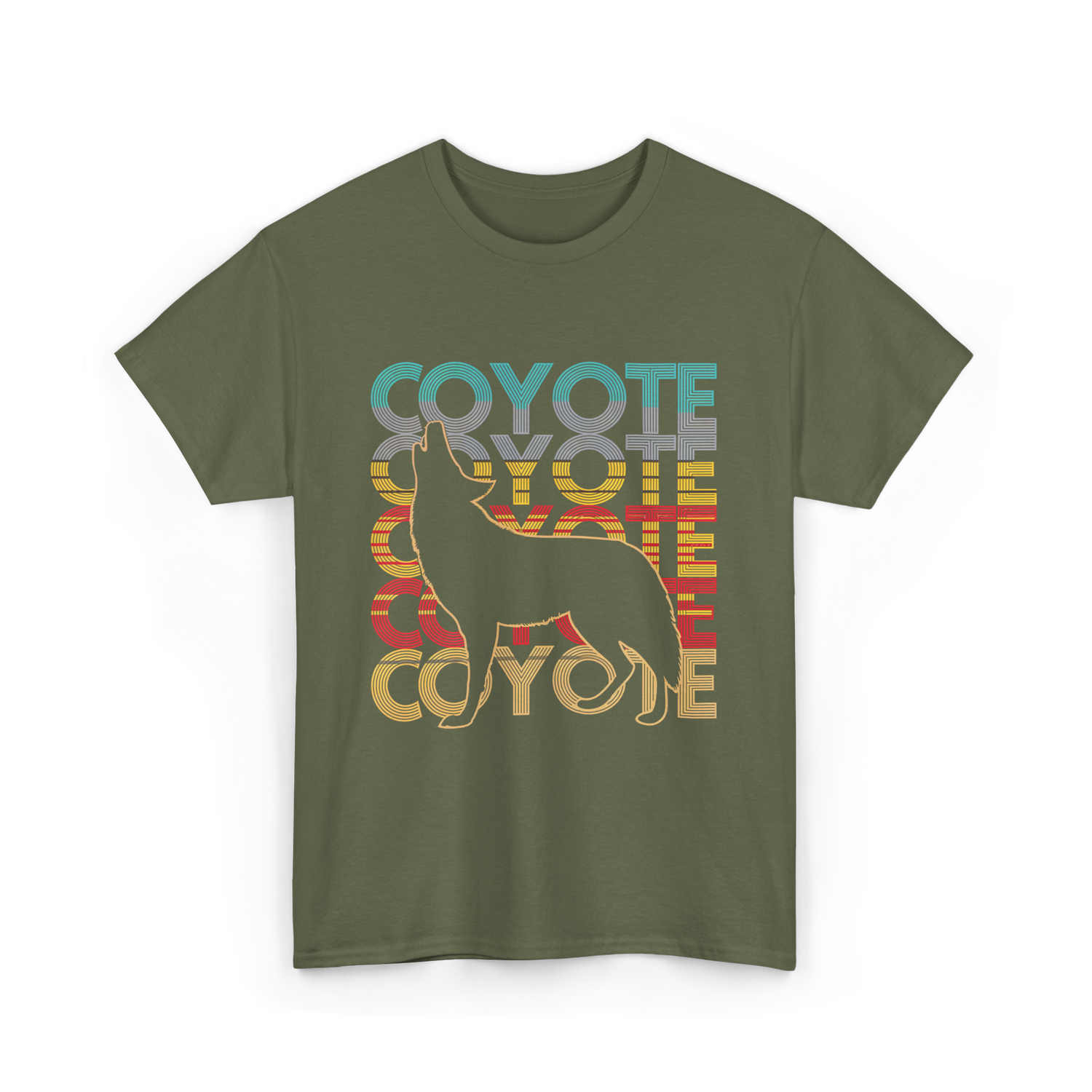 Coyote T-Shirt - Military Green