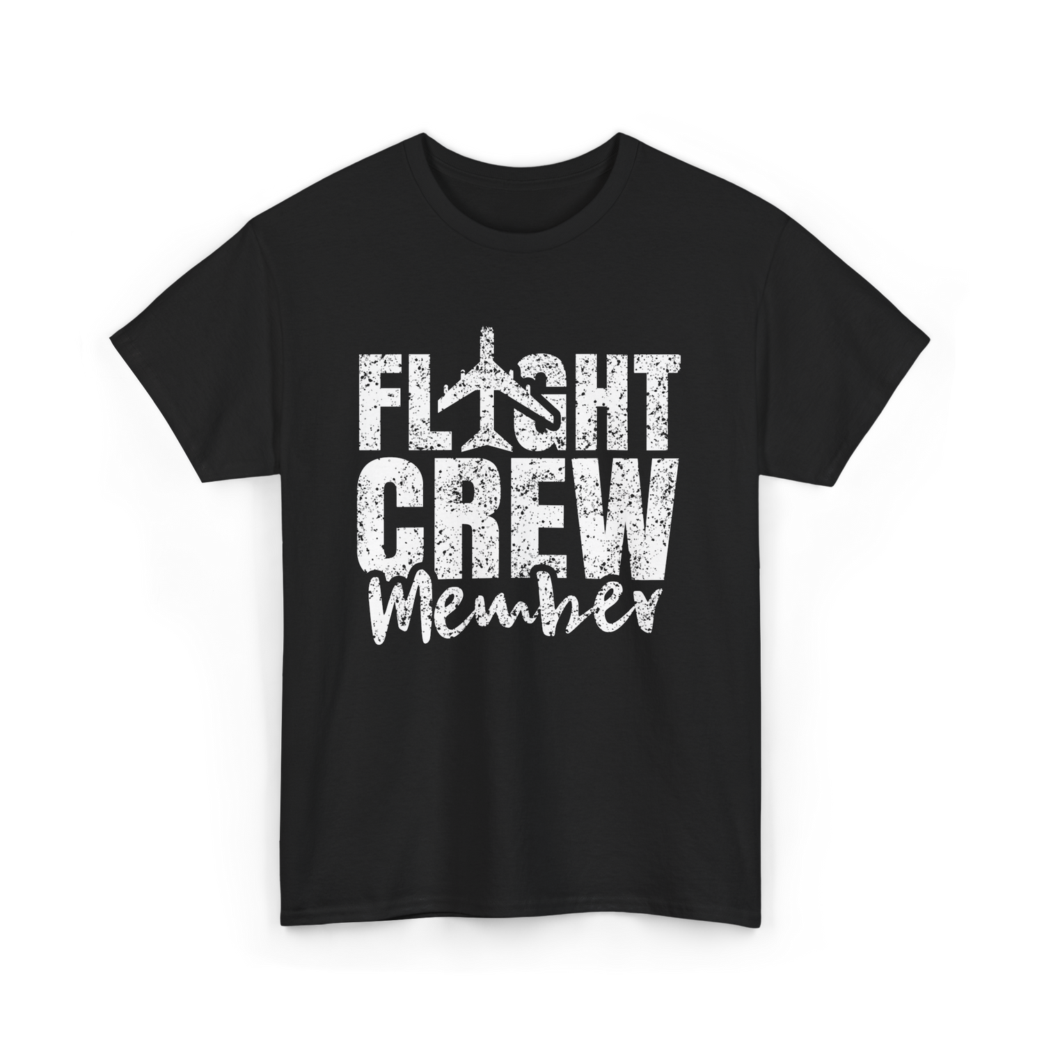 Crew Member Aviation T-Shirt - Black
