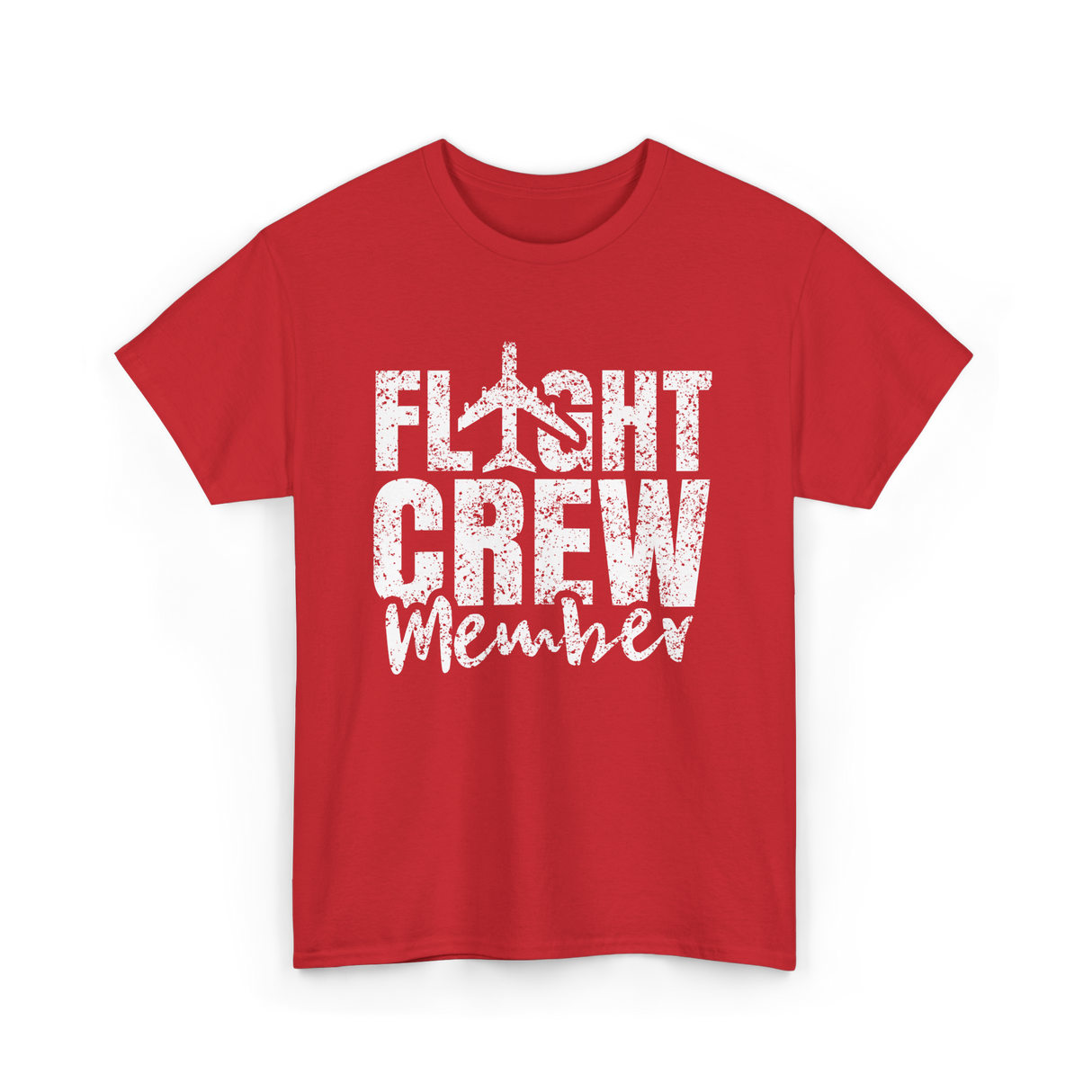 Crew Member Aviation T-Shirt - Red