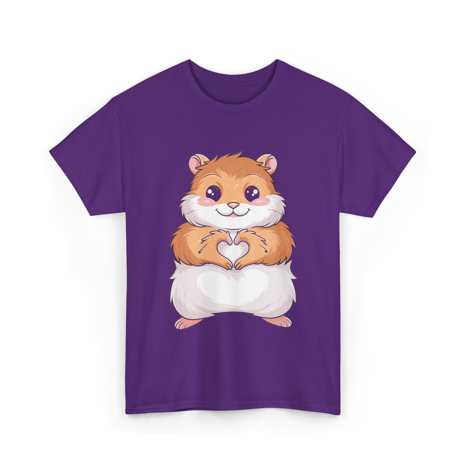 Cute Hamster Love Hammy T-Shirt - Purple