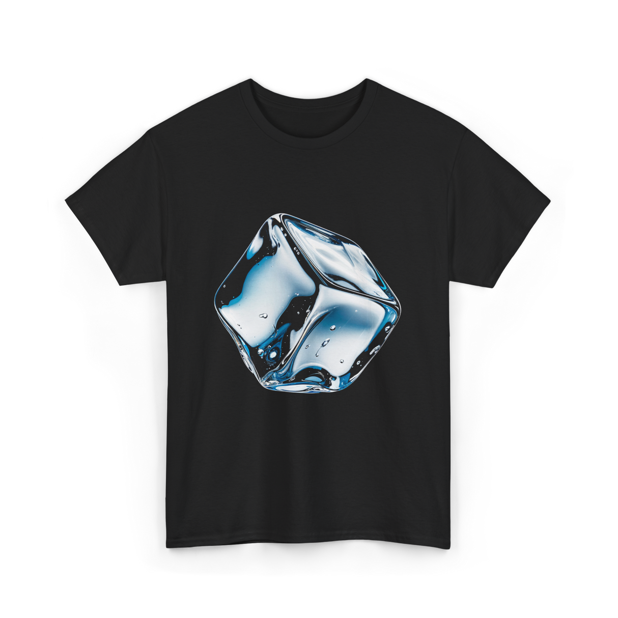 Cute Ice Cubes T-Shirt - Black