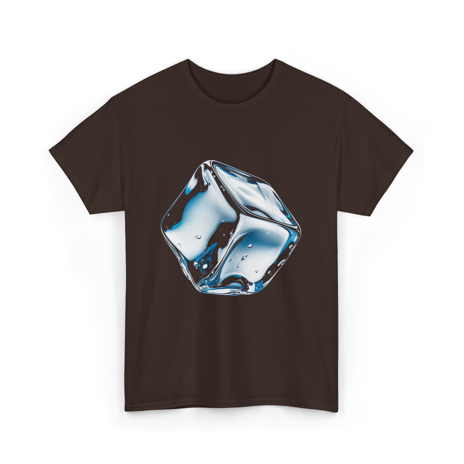 Cute Ice Cubes T-Shirt - Dark Chocolate
