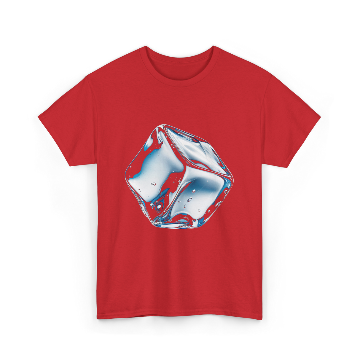 Cute Ice Cubes T-Shirt - Red