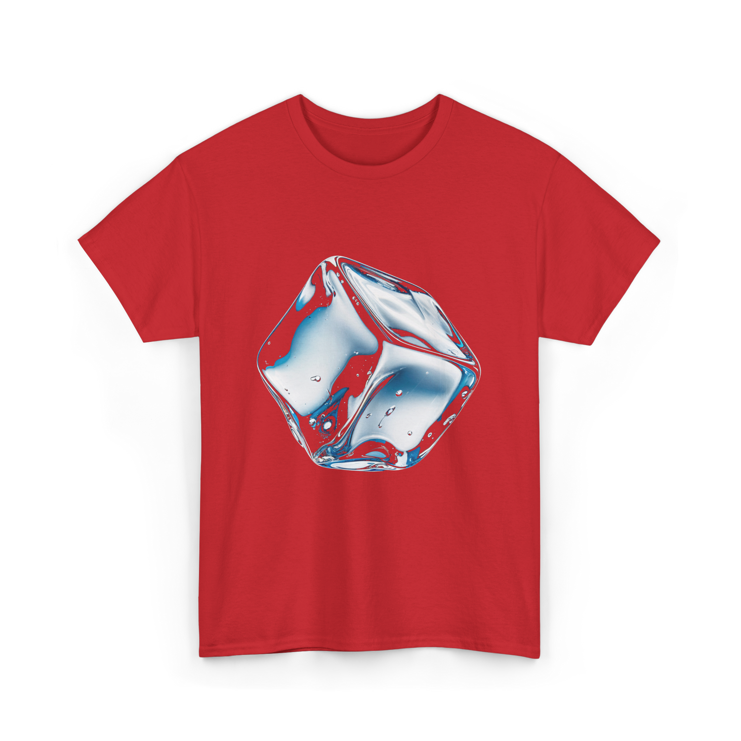 Cute Ice Cubes T-Shirt - Red