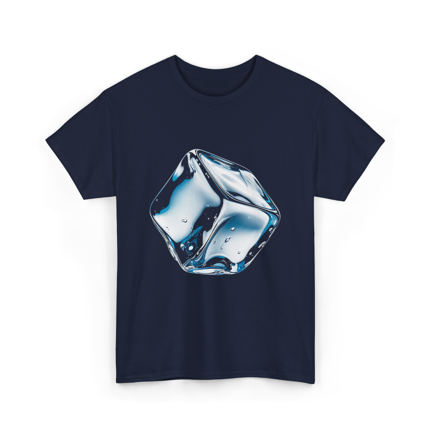 Cute Ice Cubes T-Shirt - Navy