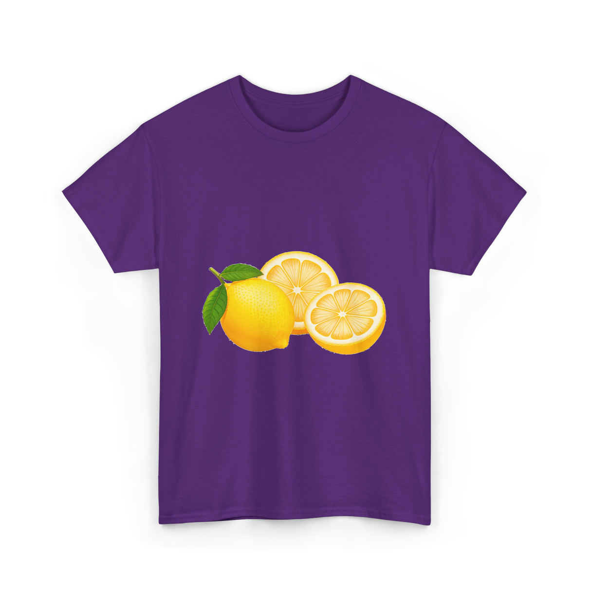 Cute Lemon Lemon Art T-Shirt - Purple