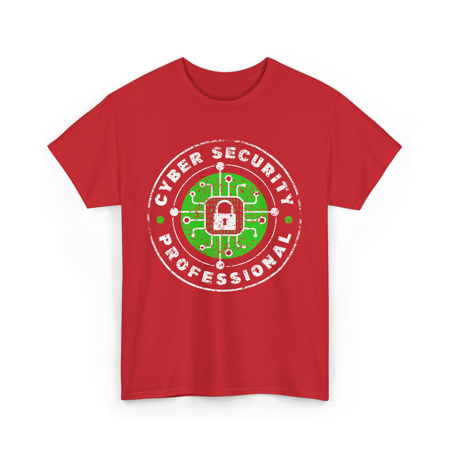 Cyber Security Professional Cybersecurity T-Shirt - Red