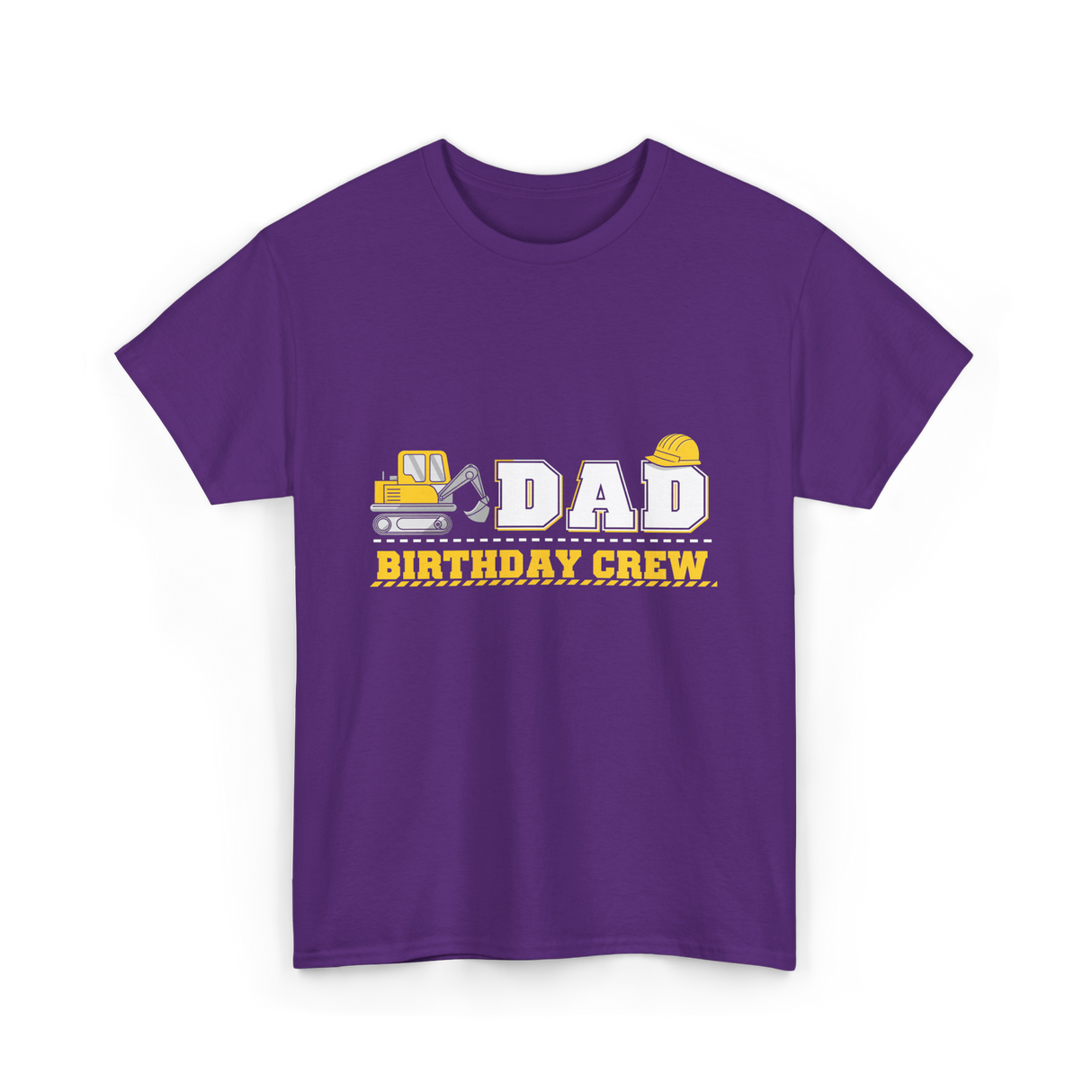 Dad Birthday Crew Birthday Party T-Shirt - Purple