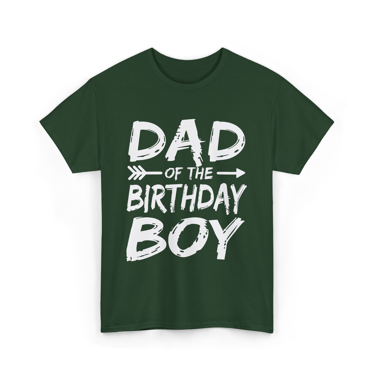 Dad of the Birthday Boy Party T-Shirt - Forest Green