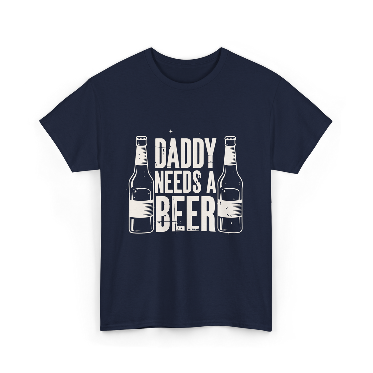 Daddy Needs a Beer T-Shirt - Navy
