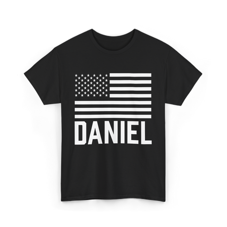 Daniel Personalized Name Custom T-Shirt - Black