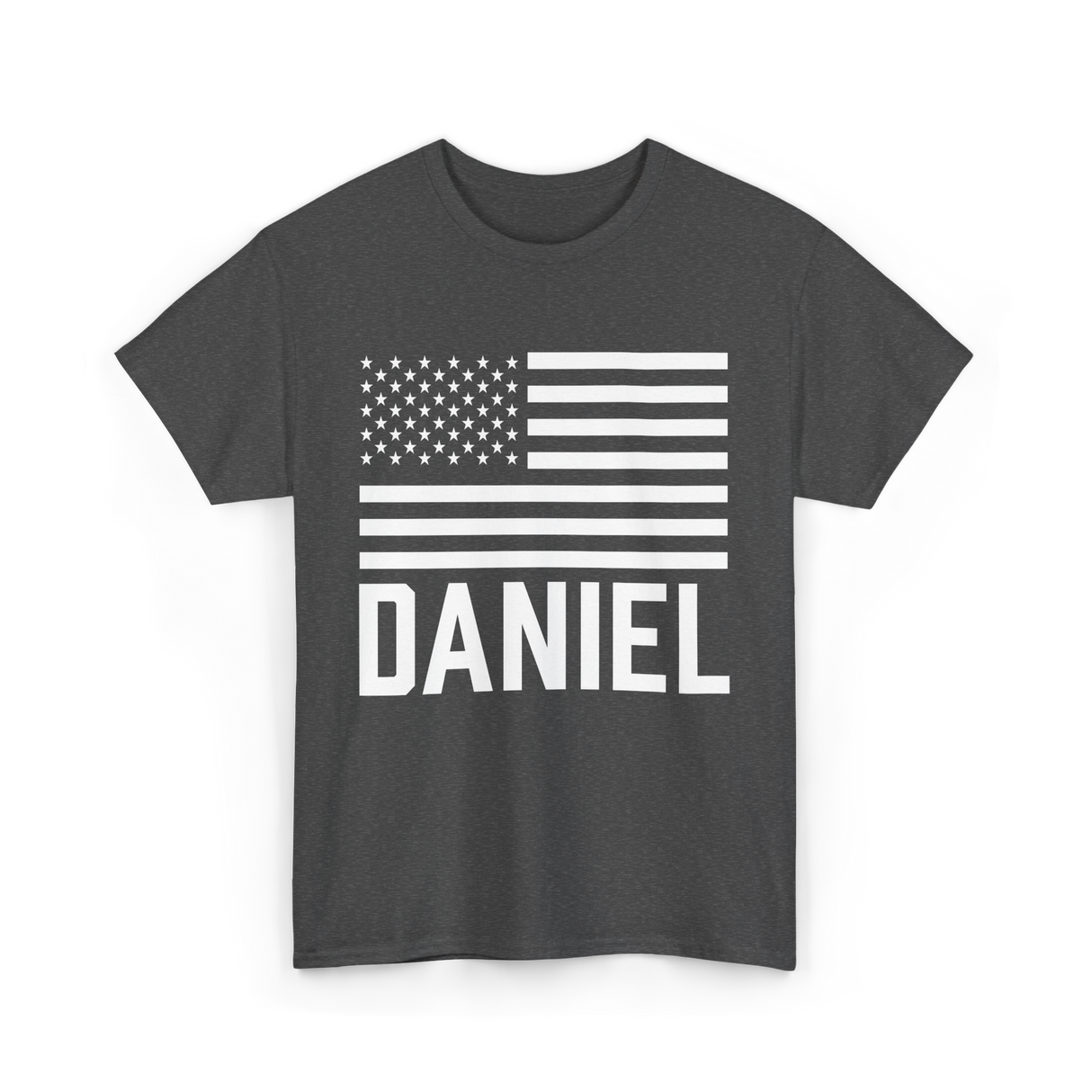 Daniel Personalized Name Custom T-Shirt - Dark Heather