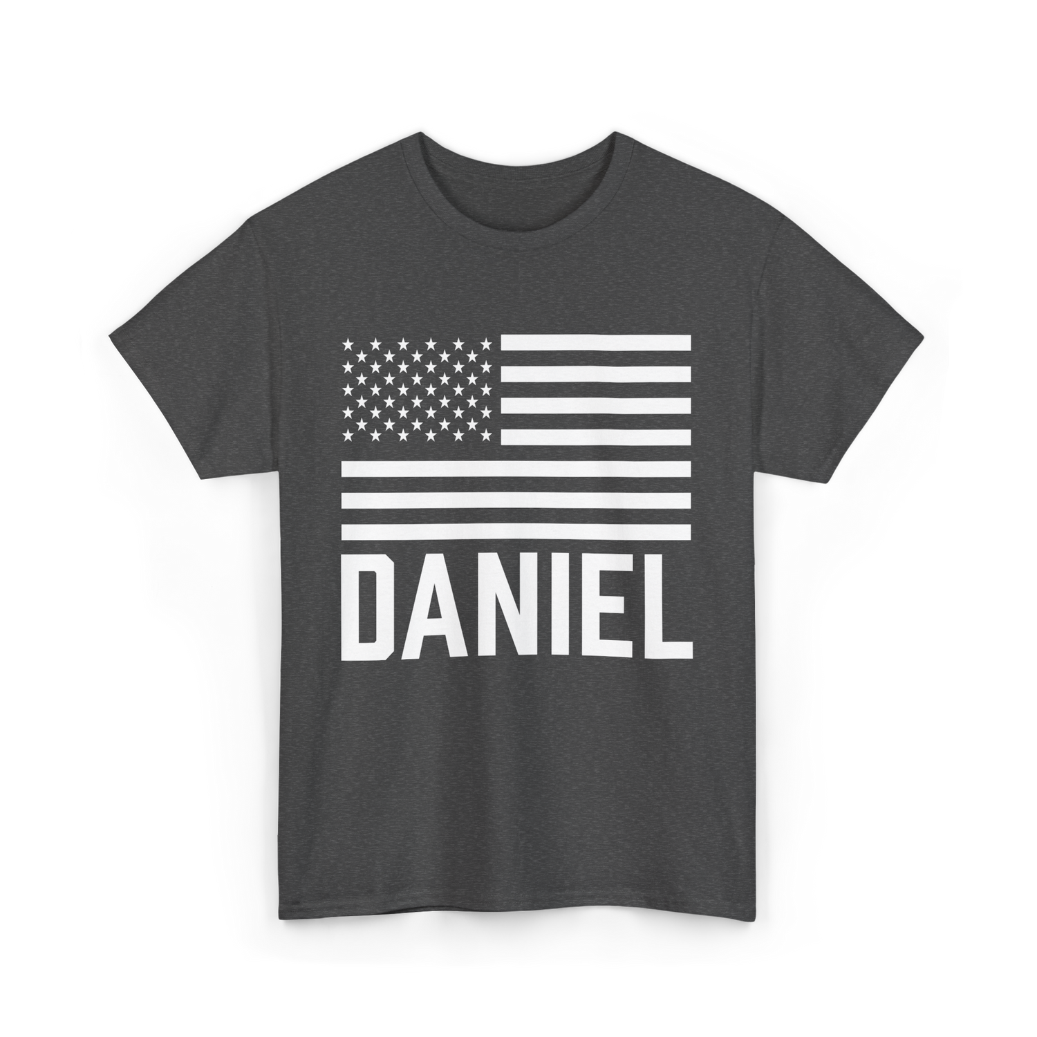 Daniel Personalized Name Custom T-Shirt - Dark Heather