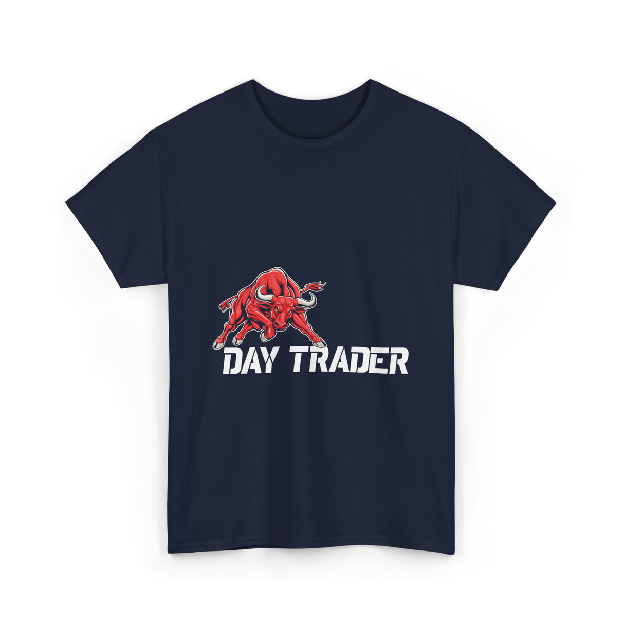 Day Trader Bull Market T-Shirt - Navy