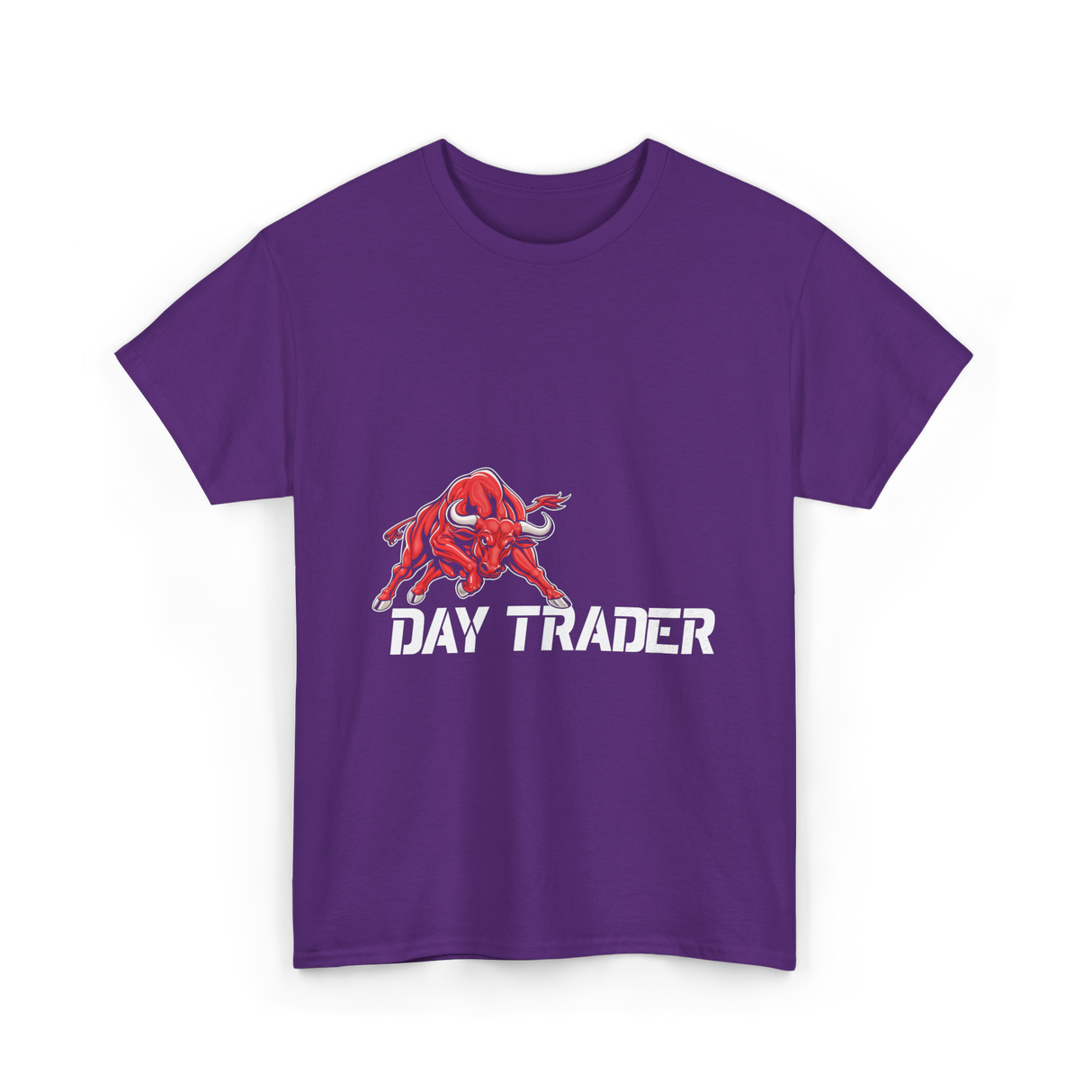 Day Trader Bull Market T-Shirt - Purple