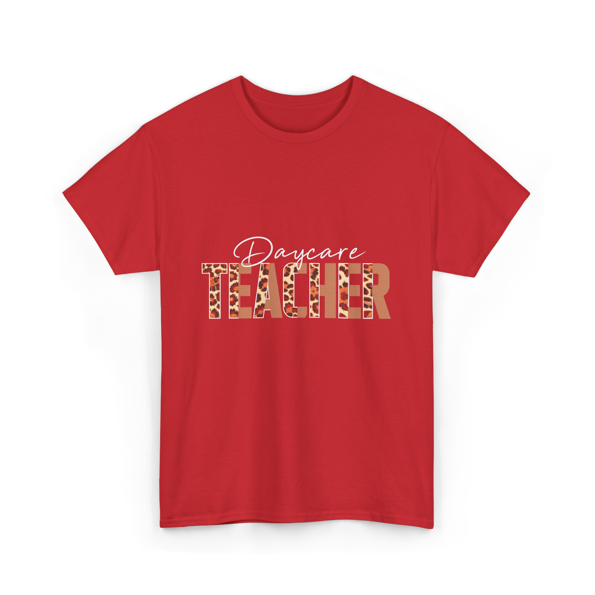 Daycare Teacher Daycare Educator T-Shirt - Red