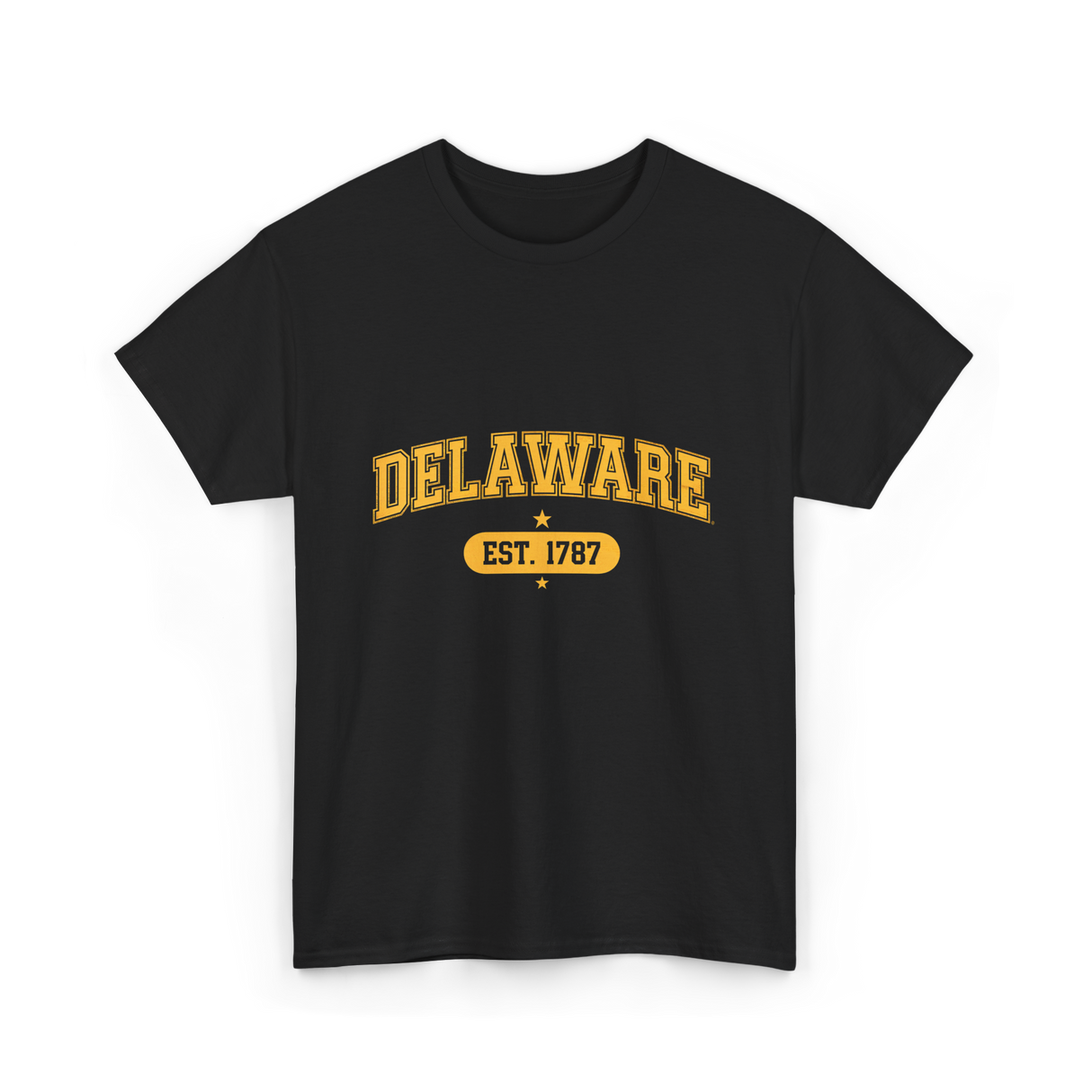 Delaware Est 1787 Delaware T-Shirt - Black