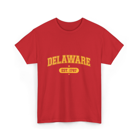 Delaware Est 1787 Delaware T-Shirt - Red