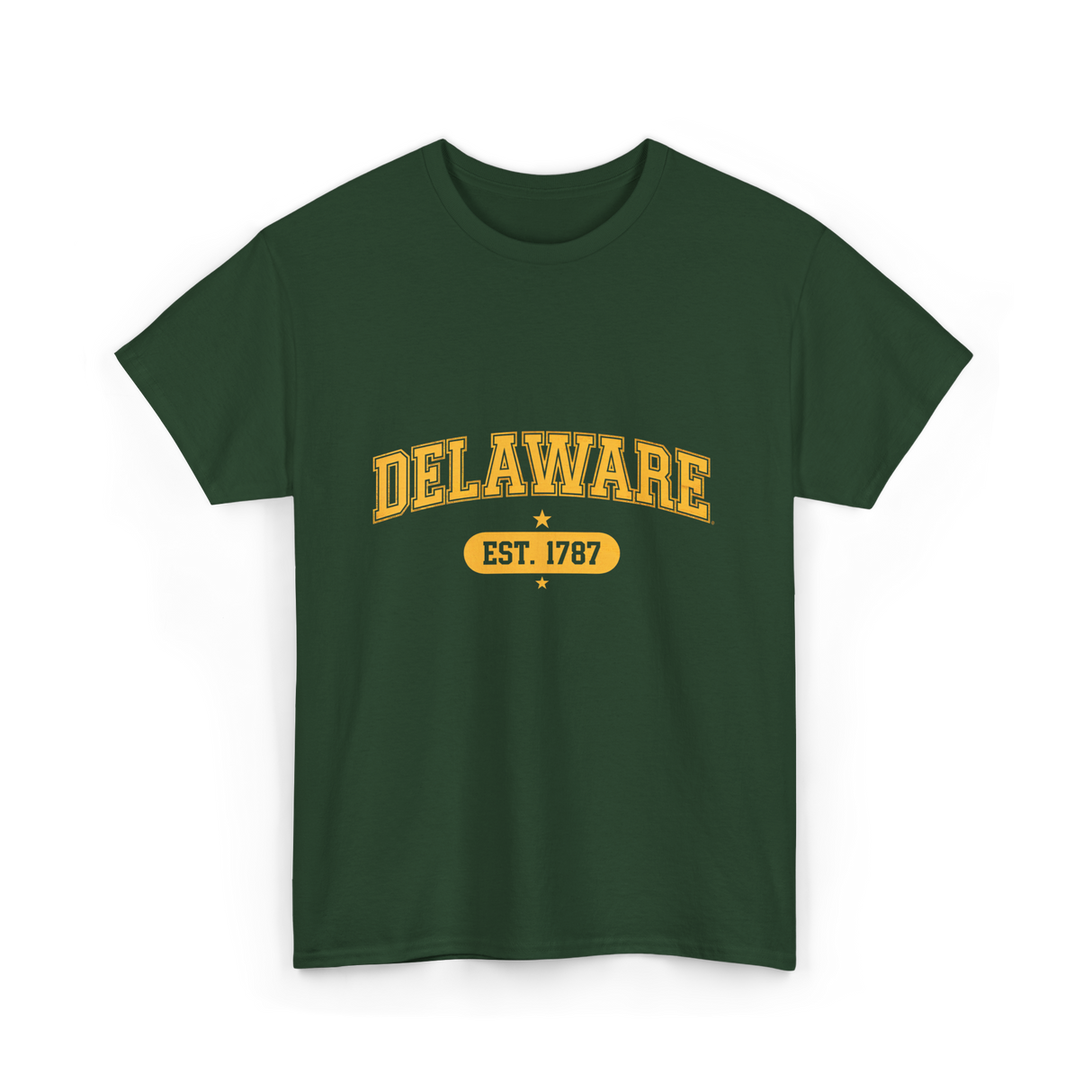 Delaware Est 1787 Delaware T-Shirt - Forest Green