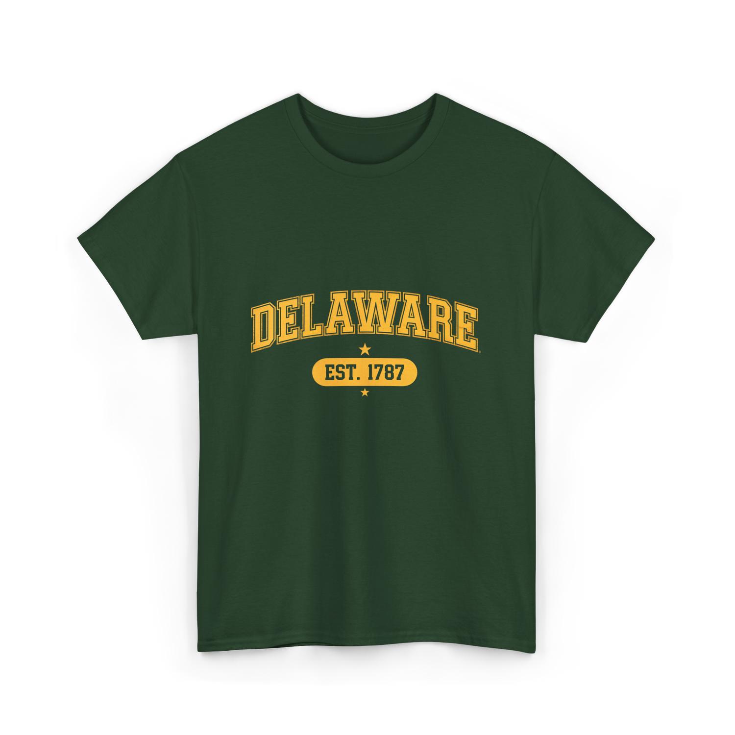 Delaware Est 1787 Delaware T-Shirt - Forest Green