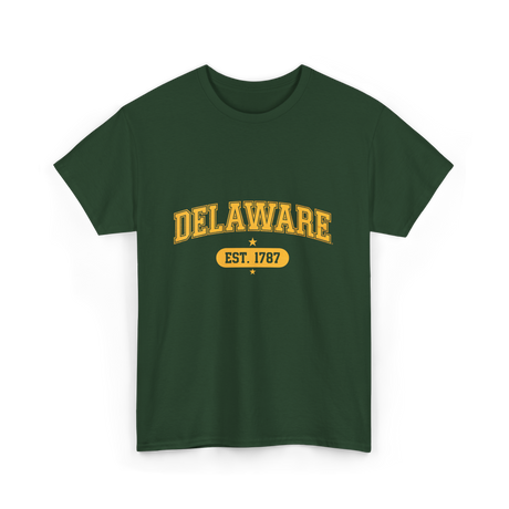 Delaware Est 1787 Delaware T-Shirt - Forest Green