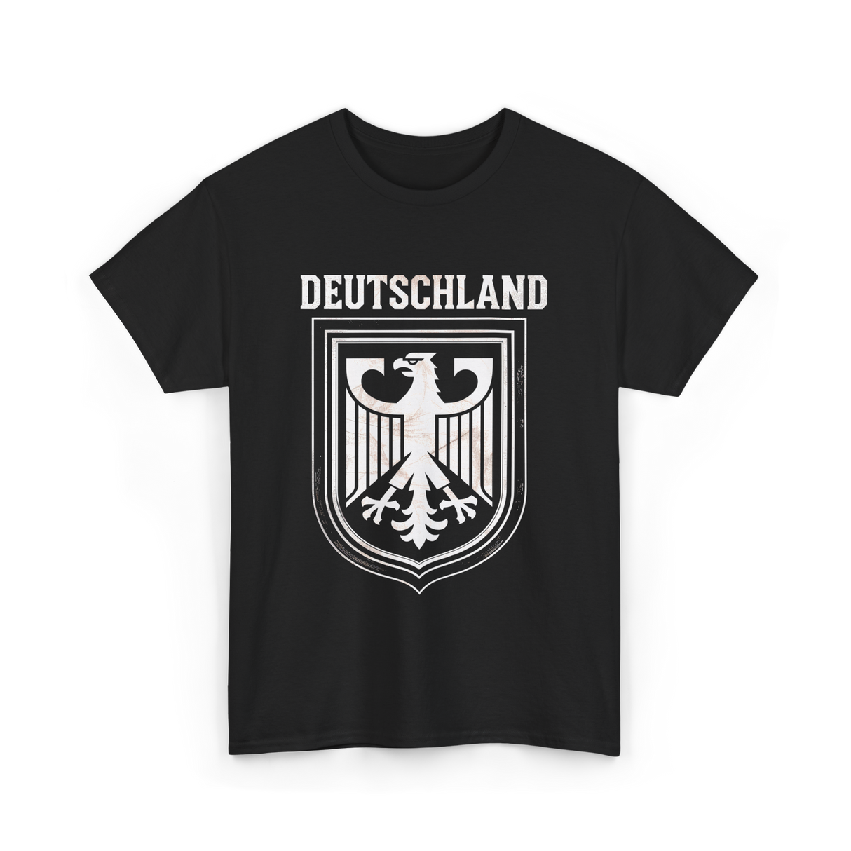 Deutschland Eagle Germany Nationalism T-Shirt - Black