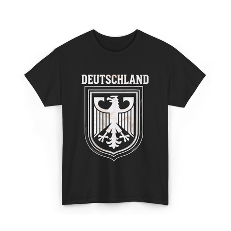 Deutschland Eagle Germany Nationalism T-Shirt - Black