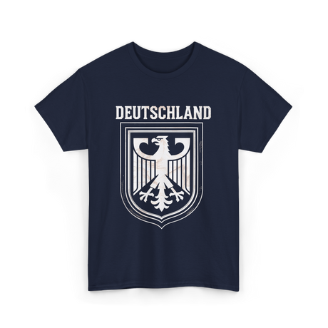Deutschland Eagle Germany Nationalism T-Shirt - Navy