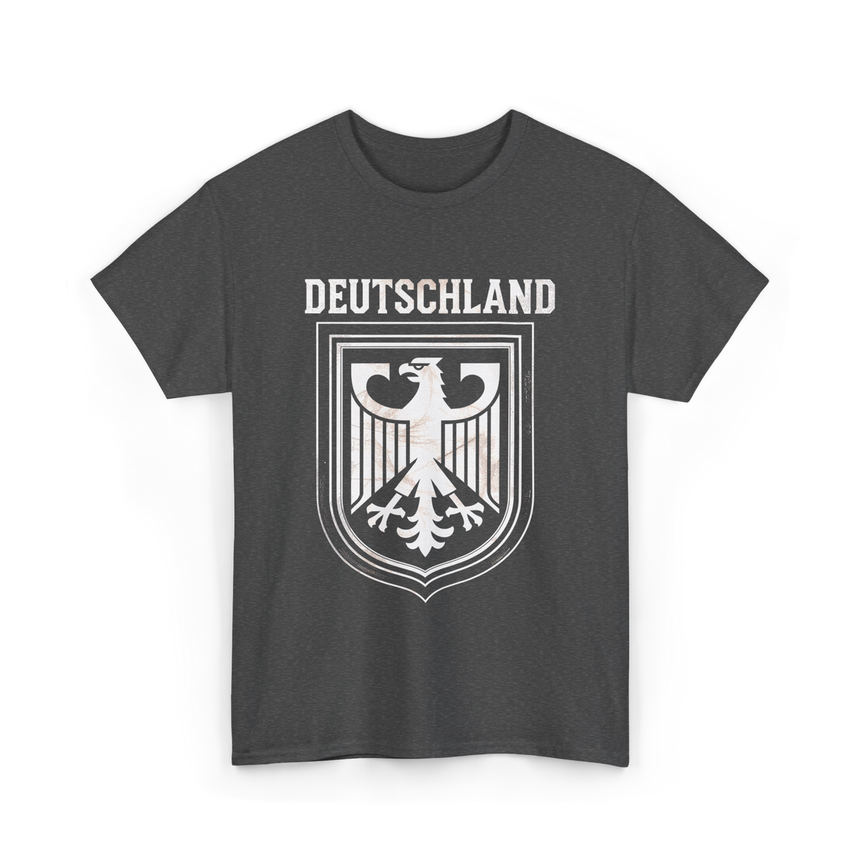 Deutschland Eagle Germany Nationalism T-Shirt - Dark Heather