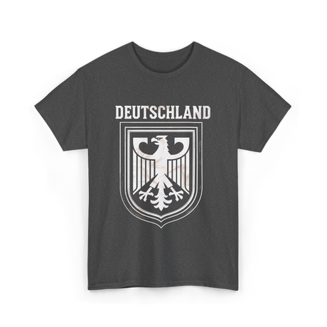 Deutschland Eagle Germany Nationalism T-Shirt - Dark Heather