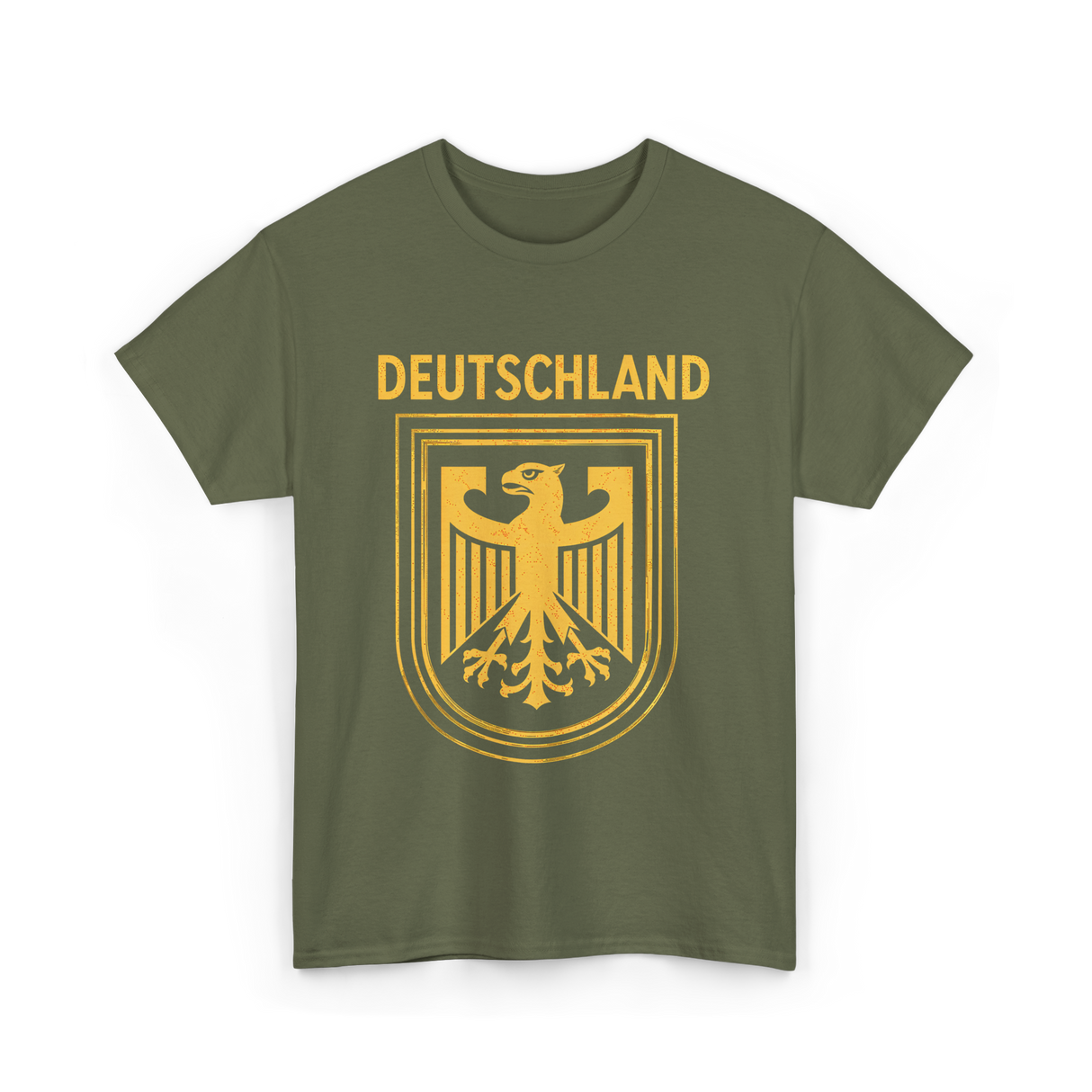 Deutschland Eagle Germany Symbol T-Shirt - Military Green
