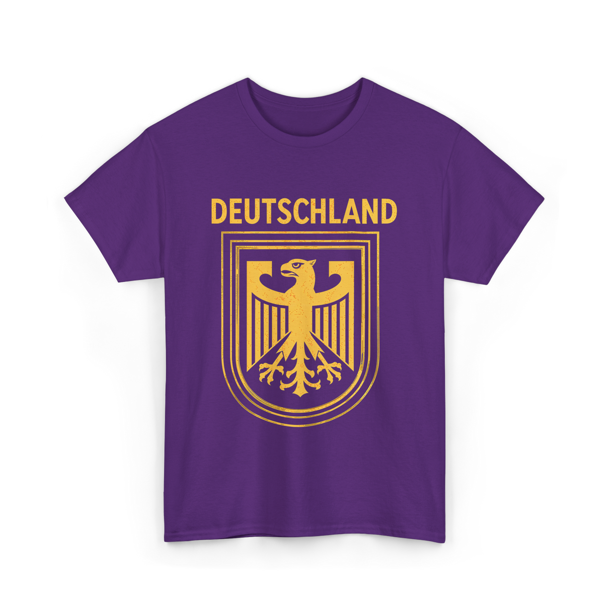 Deutschland Eagle Germany Symbol T-Shirt - Purple