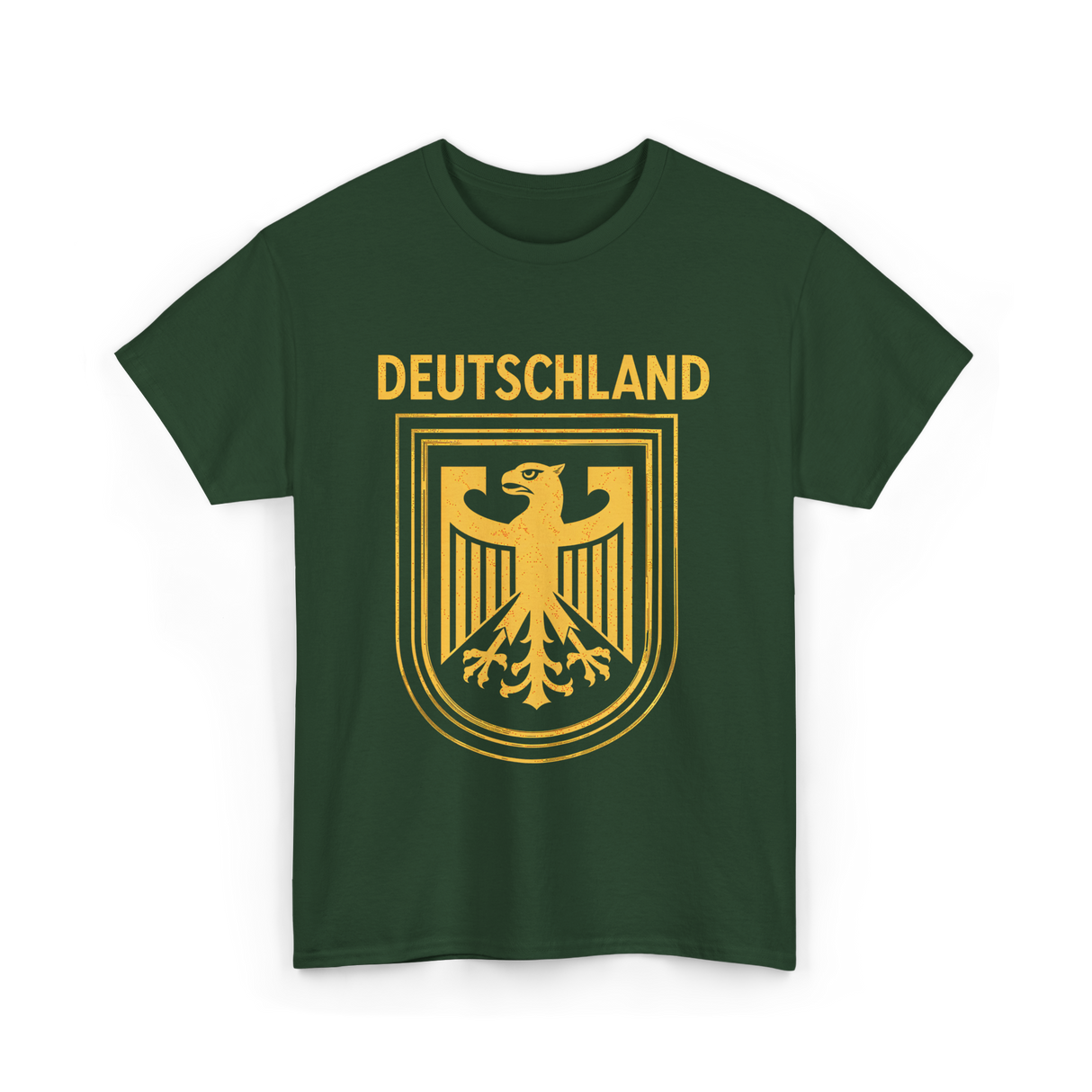 Deutschland Eagle Germany Symbol T-Shirt - Forest Green