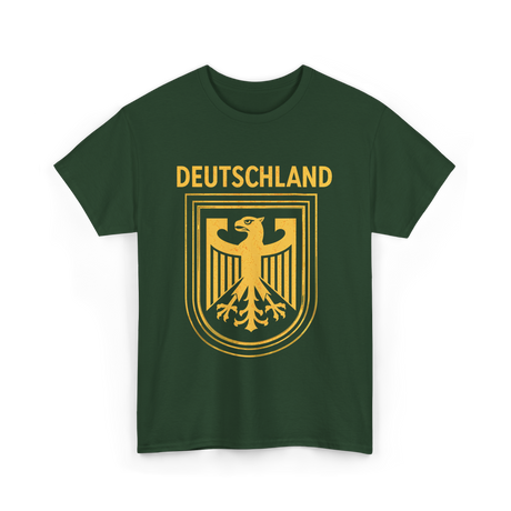 Deutschland Eagle Germany Symbol T-Shirt - Forest Green