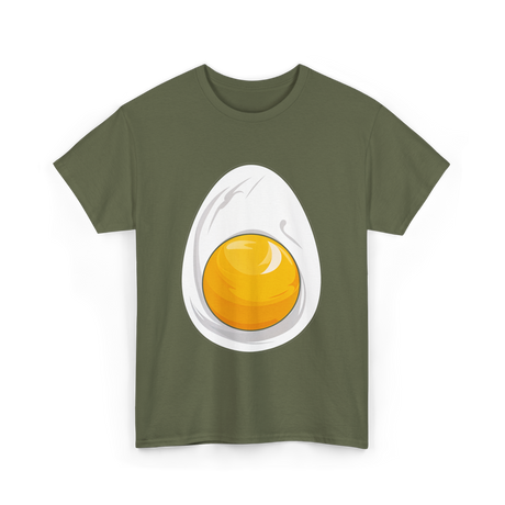 Deviled Egg Costume Egg T-Shirt - Military Green