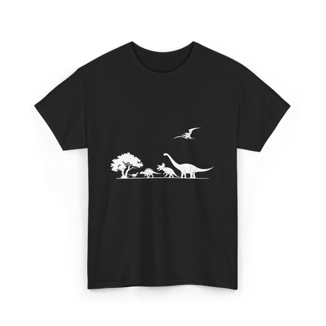 Dinosaurs Prehistoric Dino Kids T-Shirt - Black