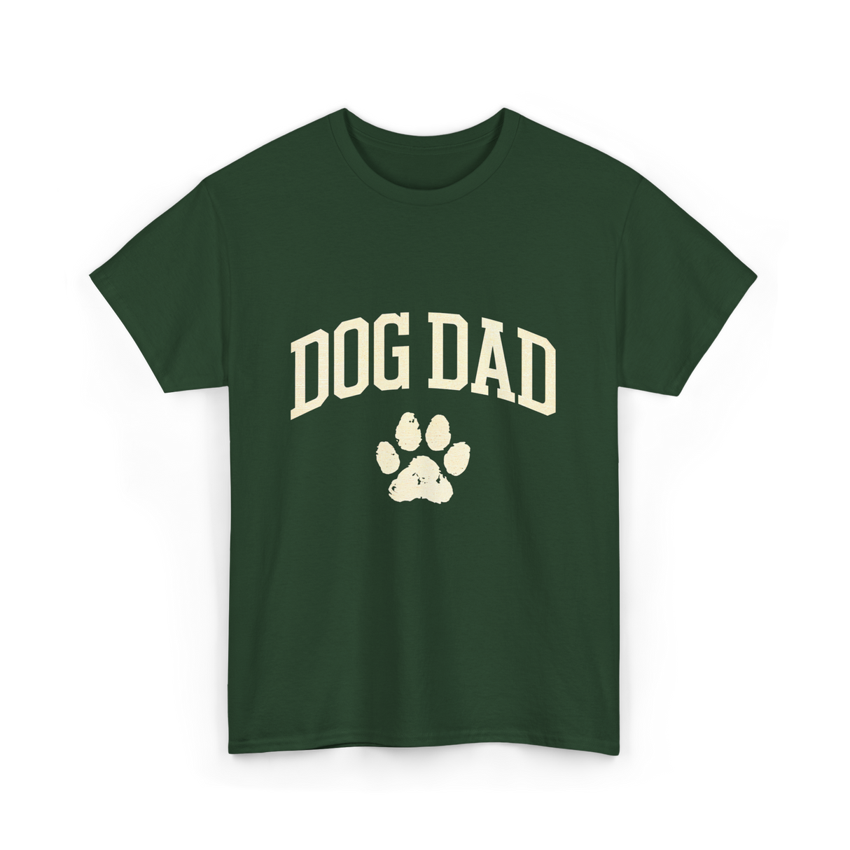 Dog Dad Dog Lover T-Shirt - Forest Green