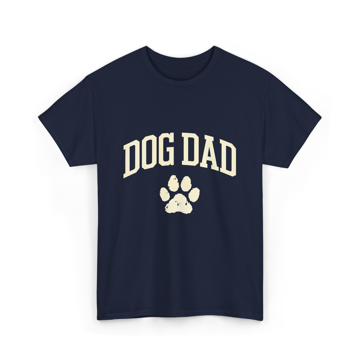 Dog Dad Dog Lover T-Shirt - Navy