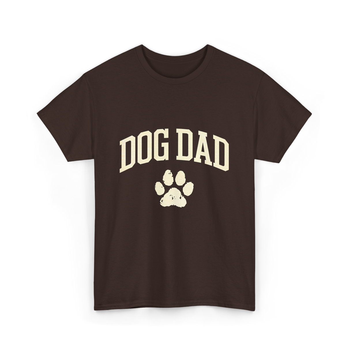 Dog Dad Dog Lover T-Shirt - Dark Chocolate