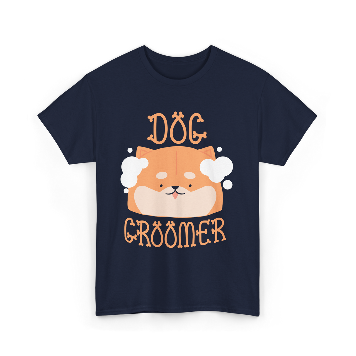 Dog Groomer Grooming Canines T-Shirt - Navy