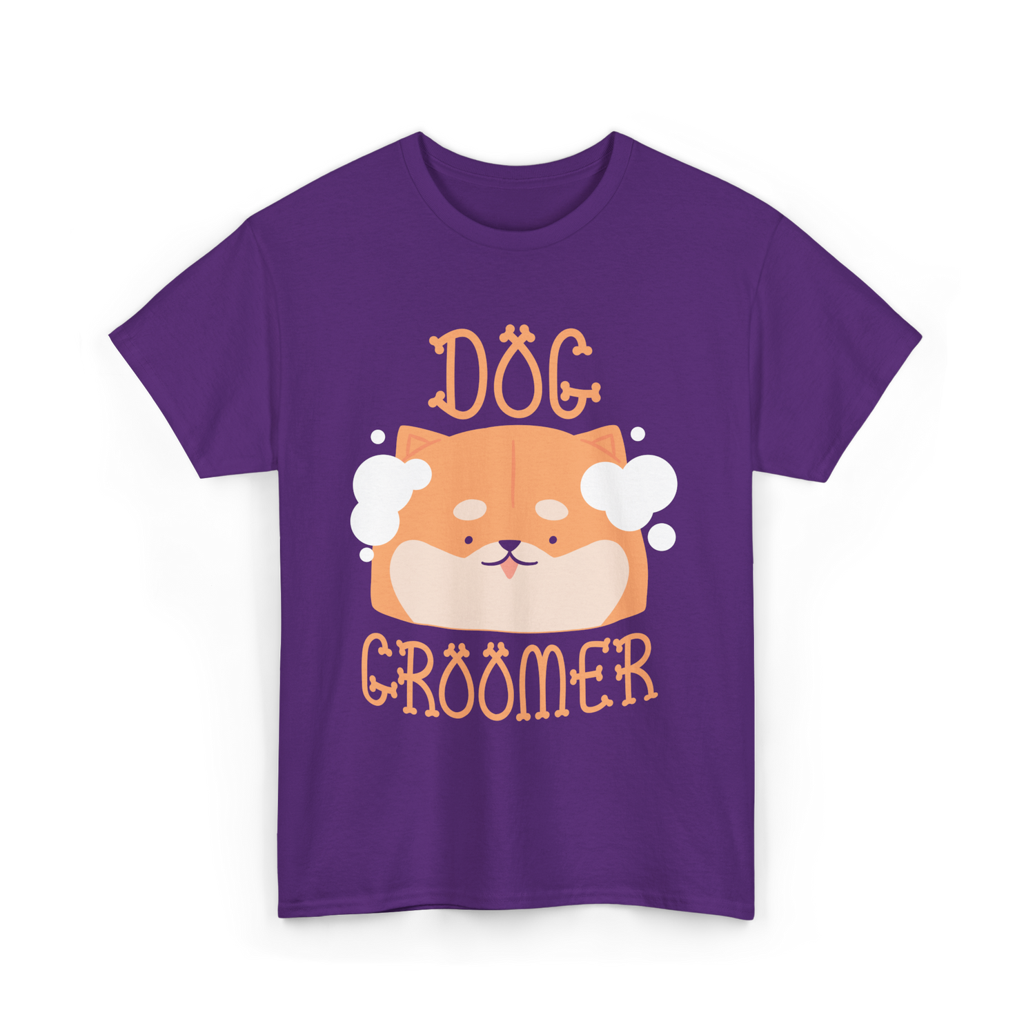 Dog Groomer Grooming Canines T-Shirt - Purple