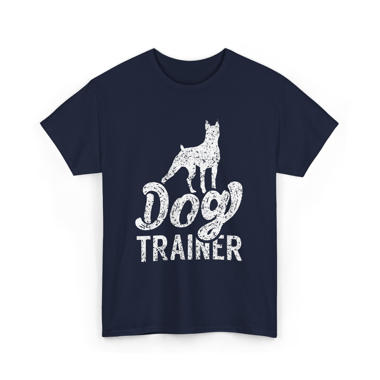 Dog Trainer Training Handler T-Shirt - Navy