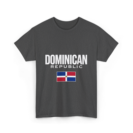 Dominican Republic Flag Dominican T-Shirt - Dark Heather