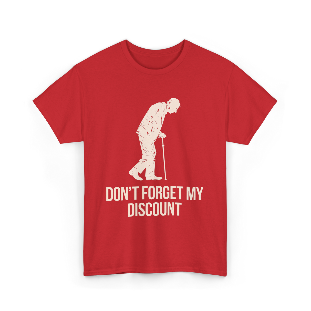 Don't Forget My Discount T-Shirt - Red