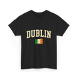 Dublin Irish Flag Ireland T-Shirt - Black