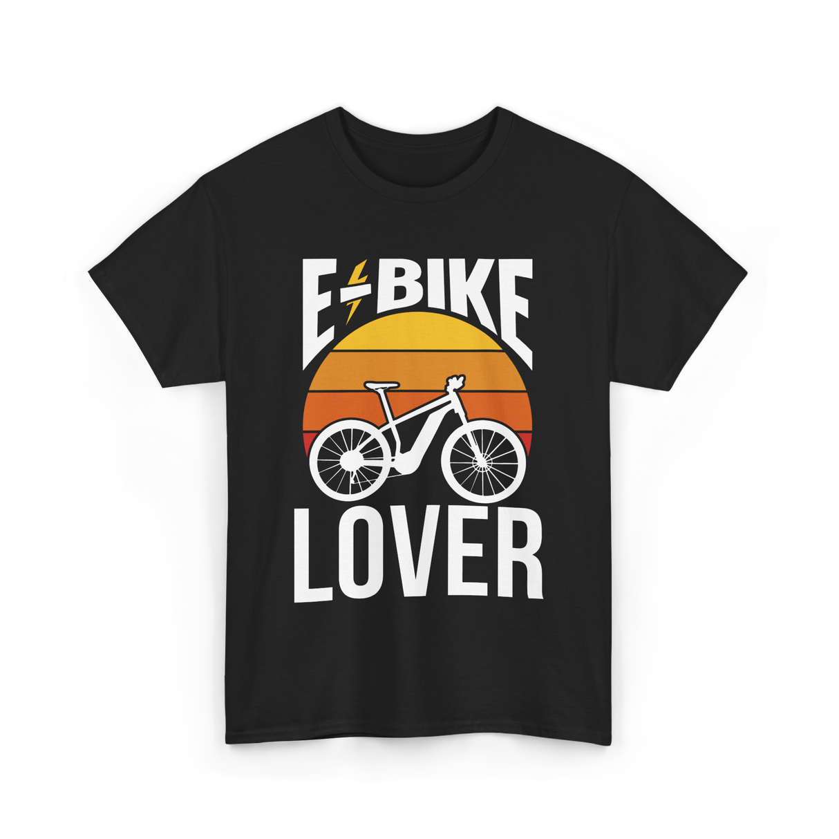 E-Bike Lover Electric Cycling T-Shirt - Black